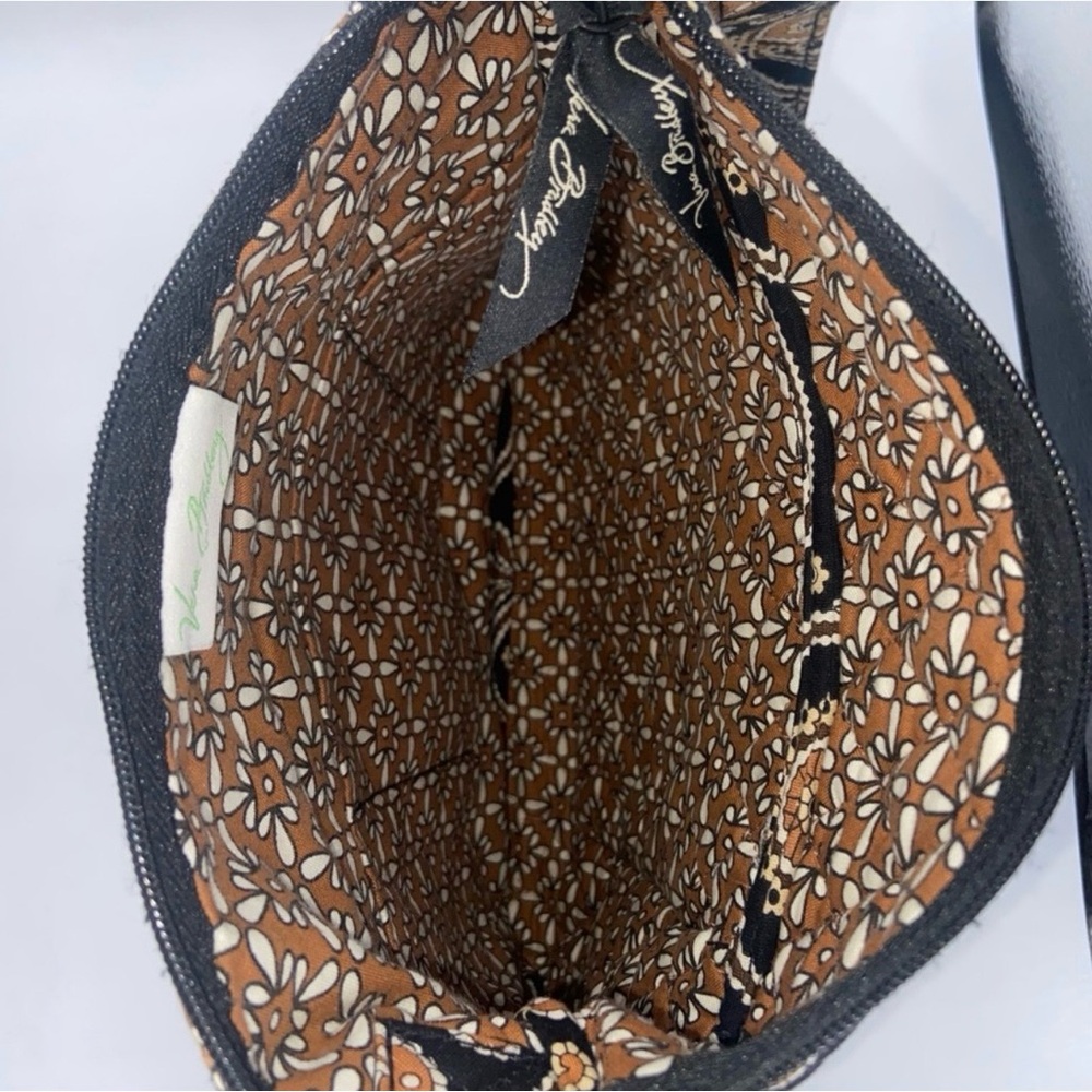 Vera Bradley Retired Cafe Latte Shoulder Bag and Matching Coin Purse Set - Picture 9 of 10